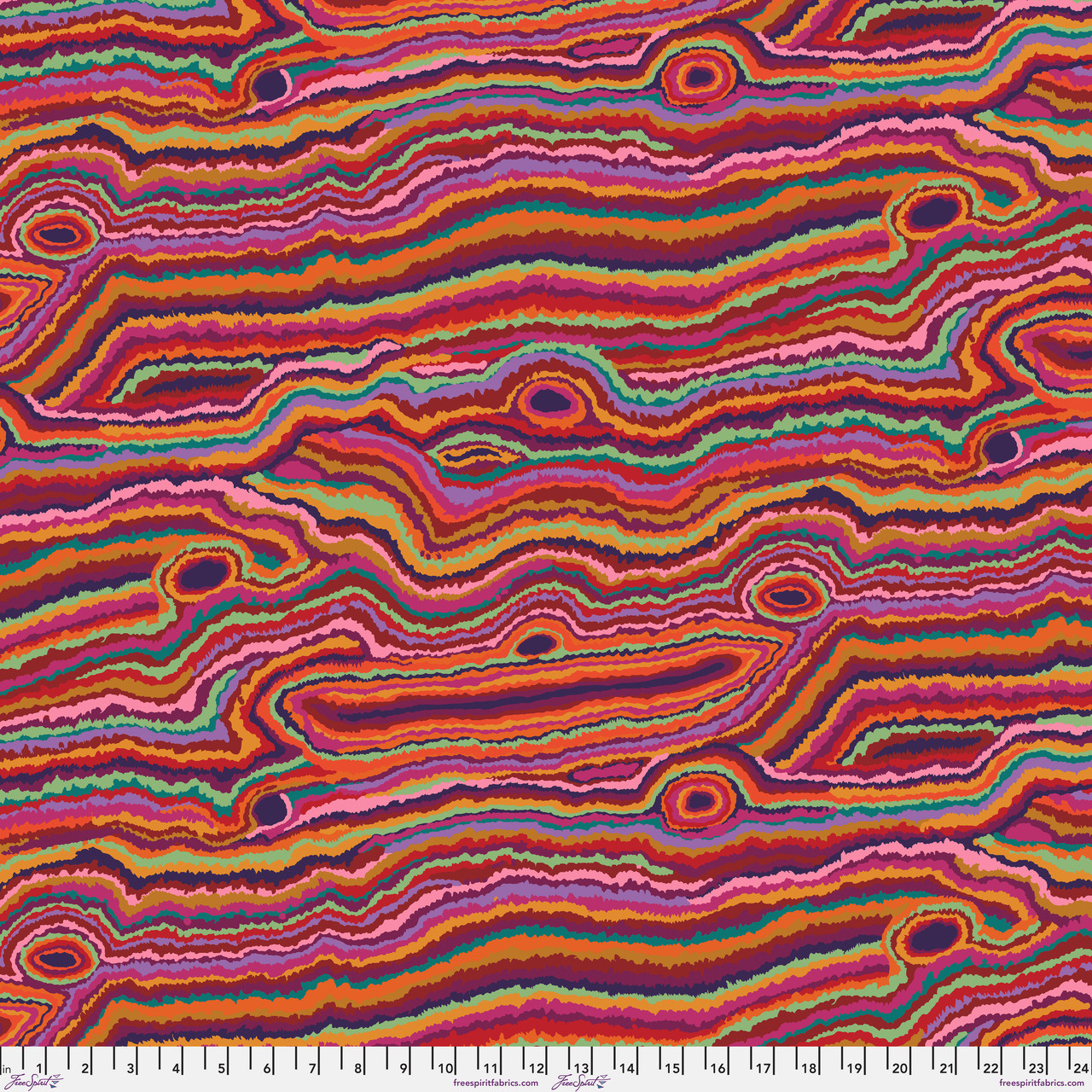 FreeSpirit Fabrics | Jupiter - Red| Kaffe Fassett Collective
