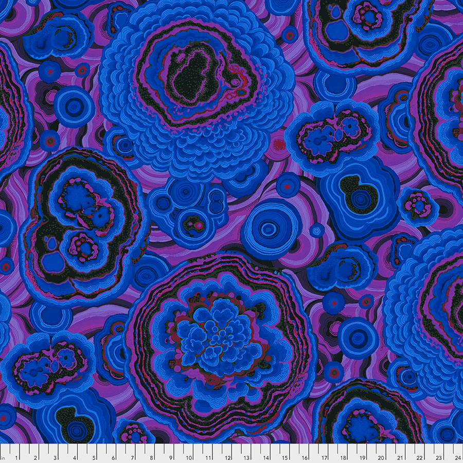 FreeSpirit Fabrics | Agate - Blue | Kaffe Fassett Collective
