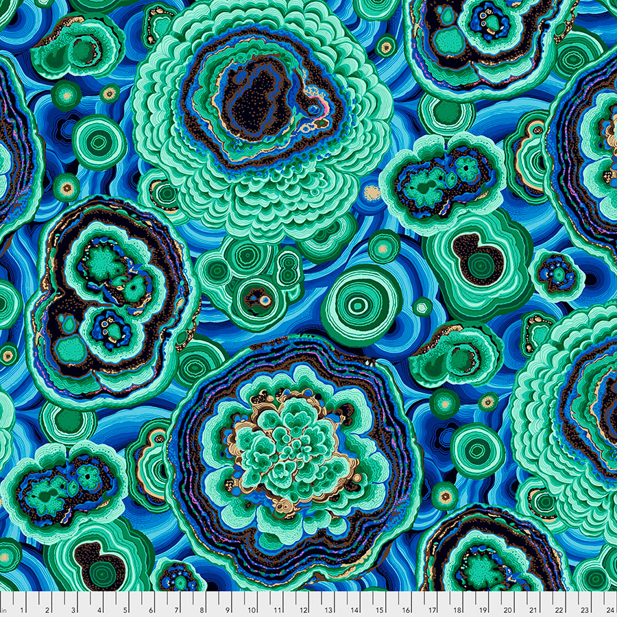 FreeSpirit Fabrics | Agate - Green | Kaffe Fassett Collective
