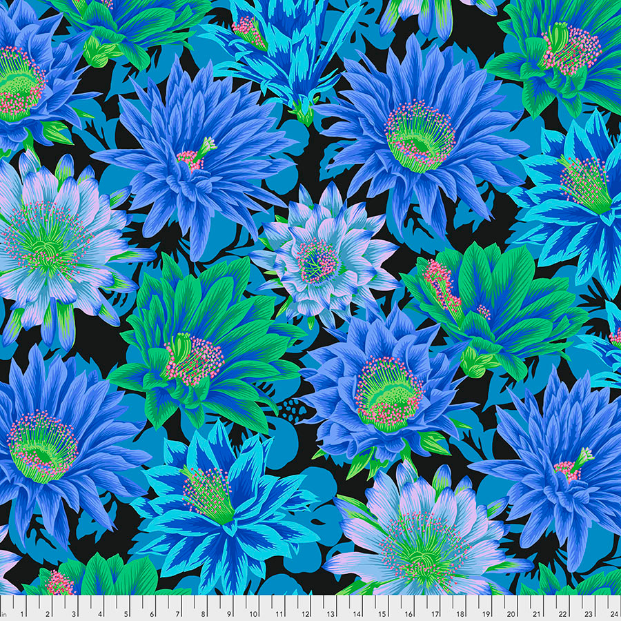 FreeSpirit Fabrics | Cactus Flower - Cool | Philip Jacobs for the