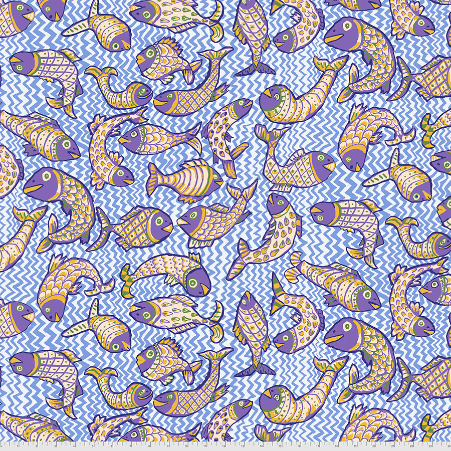 FreeSpirit Fabrics | Koi Polloi - Delft | Kaffe Fassett Collective