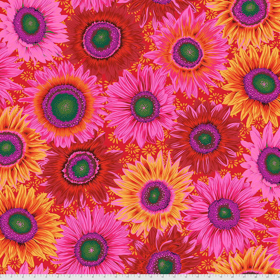 FreeSpirit Fabrics | Van Gogh - Red | Kaffe Fassett Collective