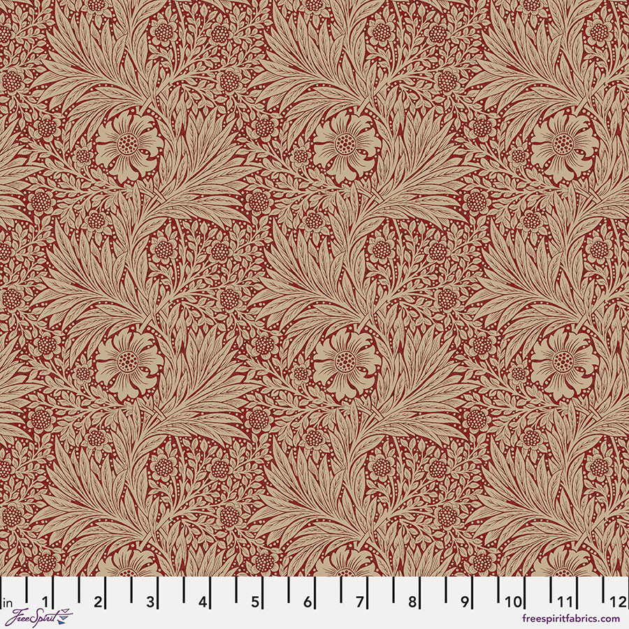Marigold - Red || Morris & Co. - FreeSpirit Fabrics