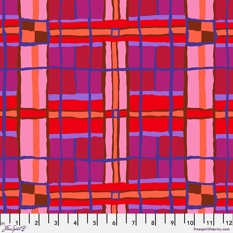 August 2022 | Checkmate - Pink | Kaffe Fassett Collective