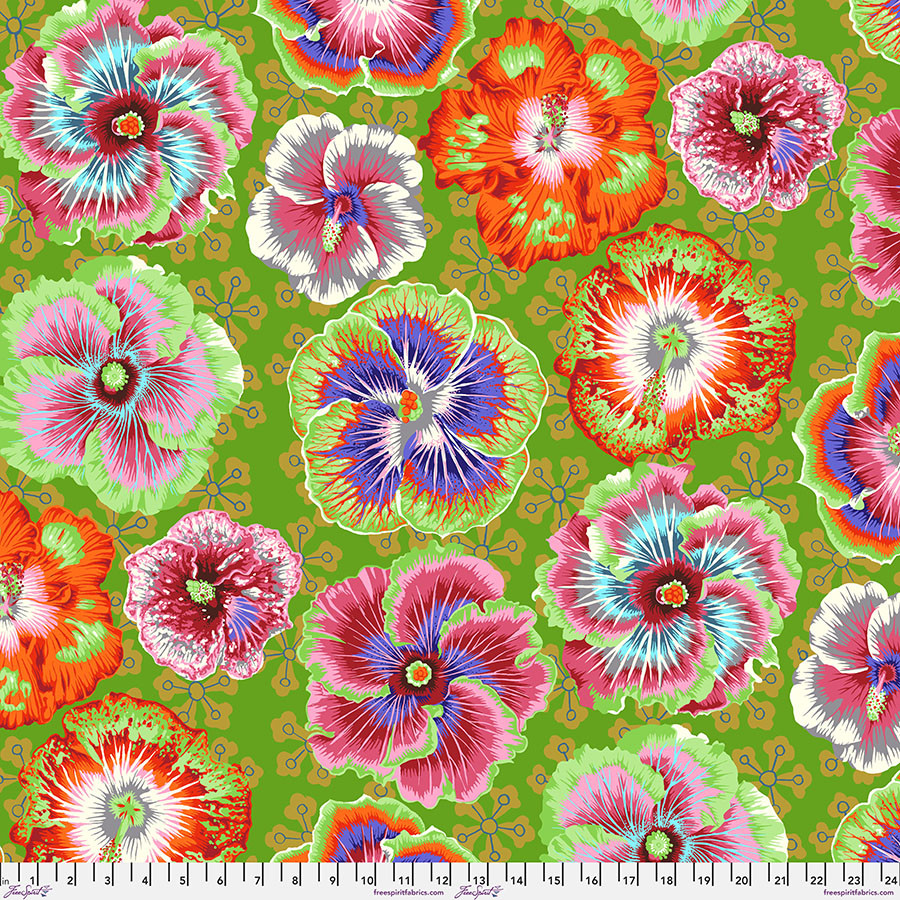 August 2023 | Floating Hibiscus - Green | Philip Jacobs for the