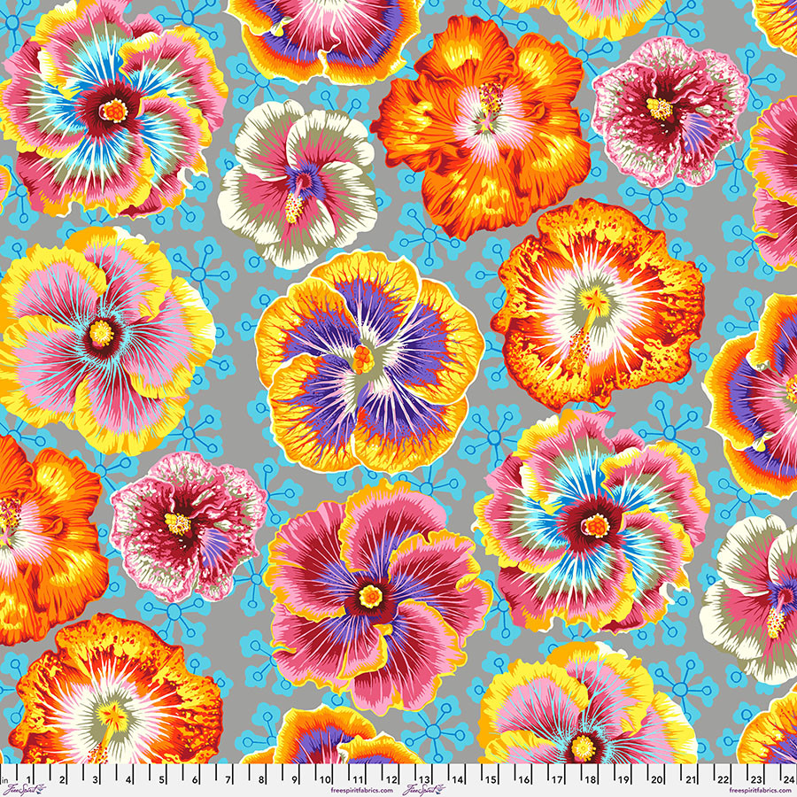 August 2023 | Floating Hibiscus - Grey | Philip Jacobs for the