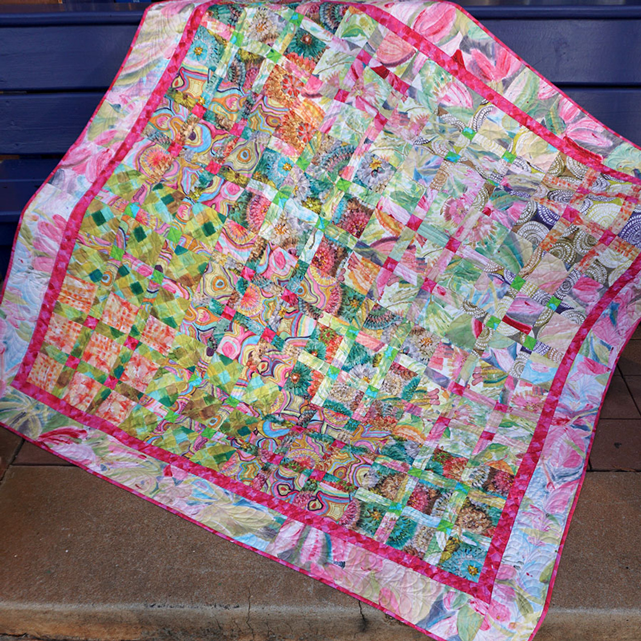 Denise Burkitt Basket Weave Quilt FreeSpirit Fabrics