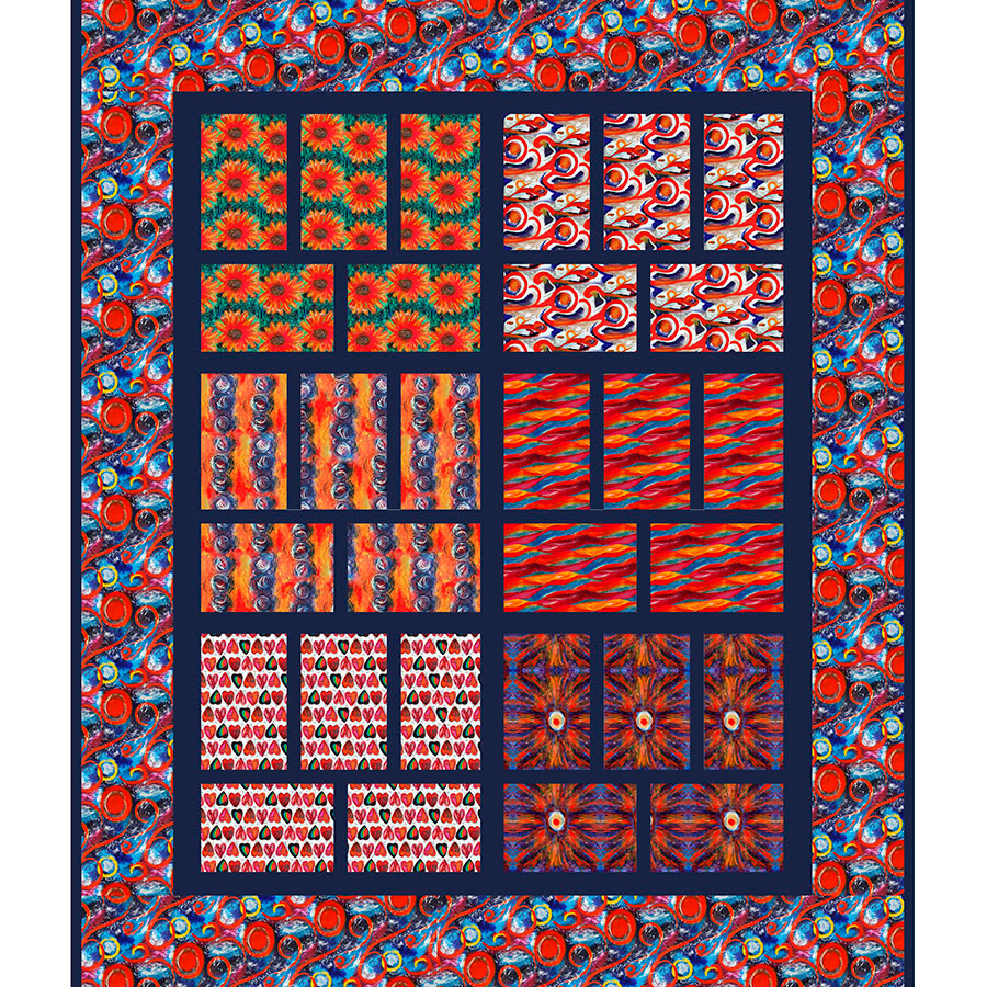 Mendoza New Zealand Quilt FreeSpirit Fabrics