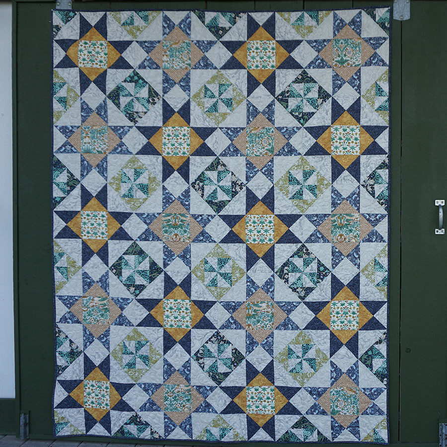 The Original Morris & Co. Stars Over the Lake Quilt FreeSpirit Fabrics