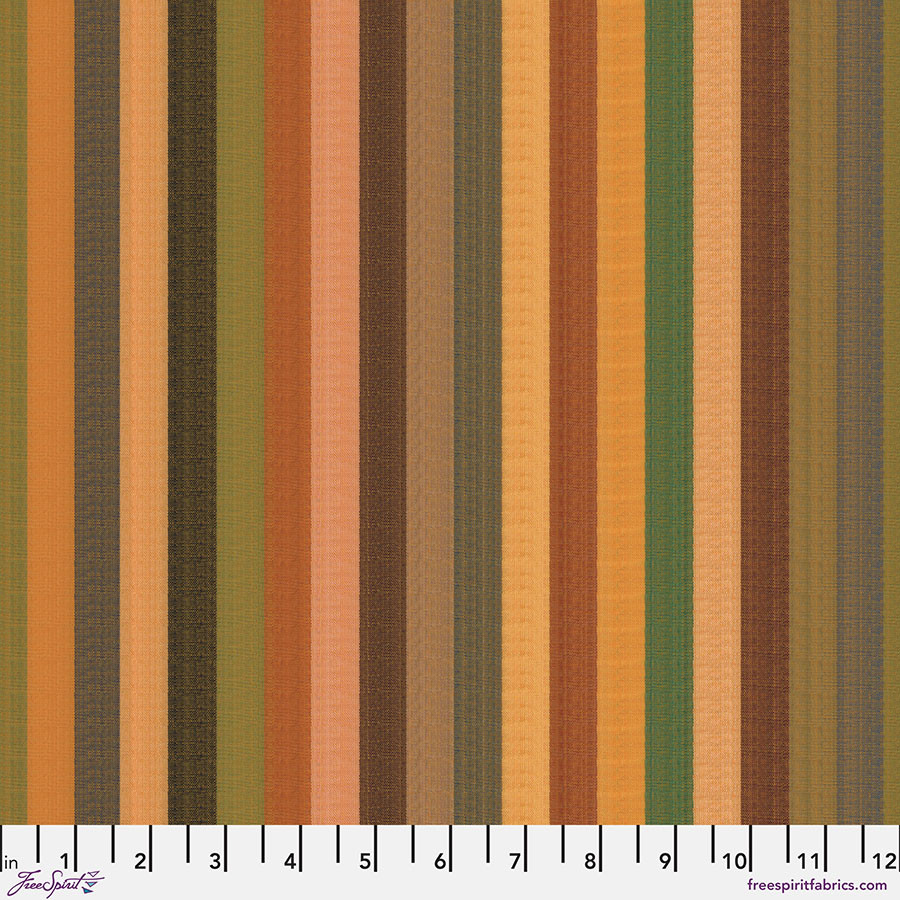 Broad Stripe - Gold || Woven Stripes - FreeSpirit Fabrics
