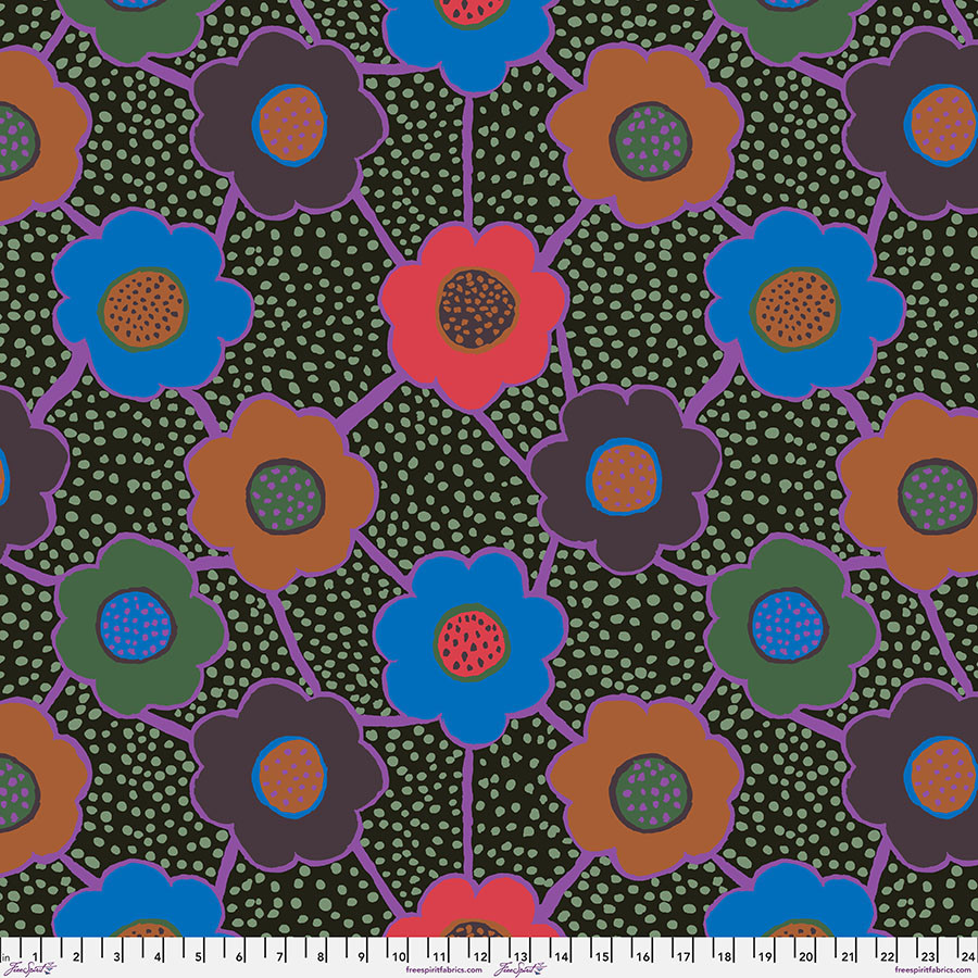 Floral Connections - Dark || August 2025 - FreeSpirit Fabrics