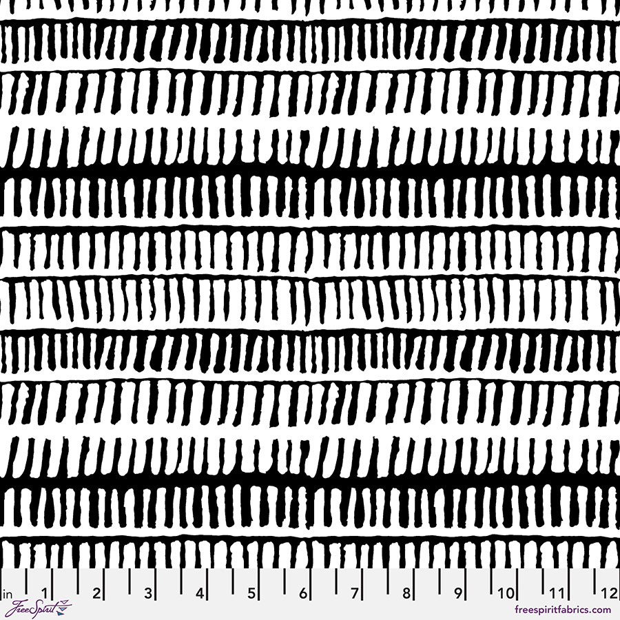 Zipper Stripe - Zebra || August 2025 - FreeSpirit Fabrics