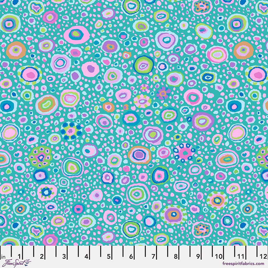 ローマングラス Roman Glass - Turquoise || Ode to Roman Glass - FreeSpirit Fabrics