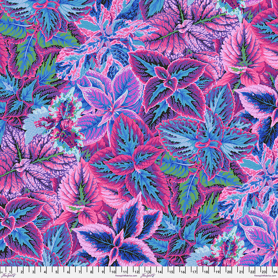 Bold Leaves - Blue || August 2025 - FreeSpirit Fabrics