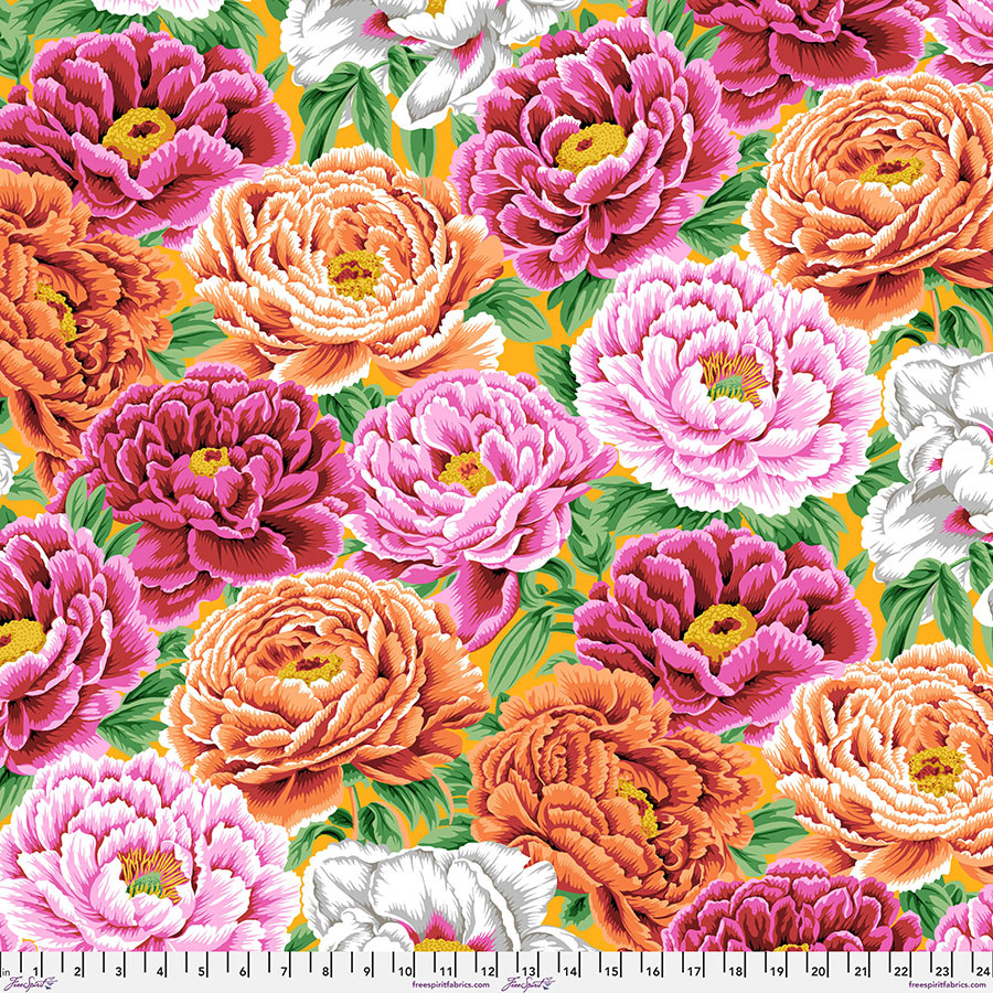 Tibetan Peony - Warm || August 2025 - FreeSpirit Fabrics