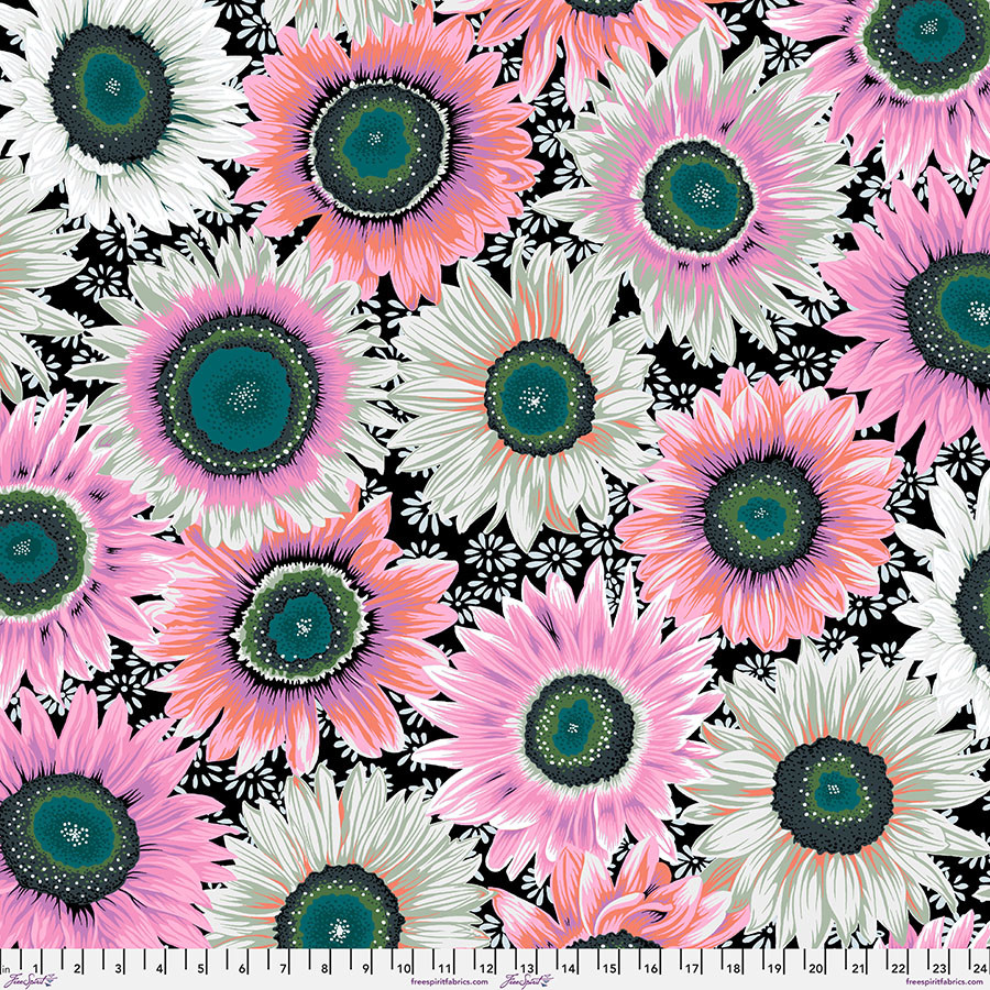 Backing Fabric - Van Gogh - Black || Re-Order Quilt Backs - FreeSpirit ...