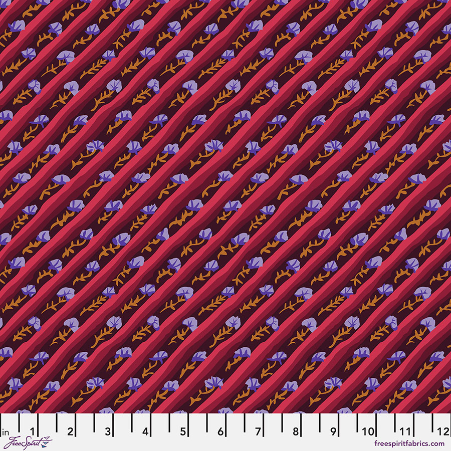 Diagonal Poppy - Aubergine || Kaffe: From the Archives