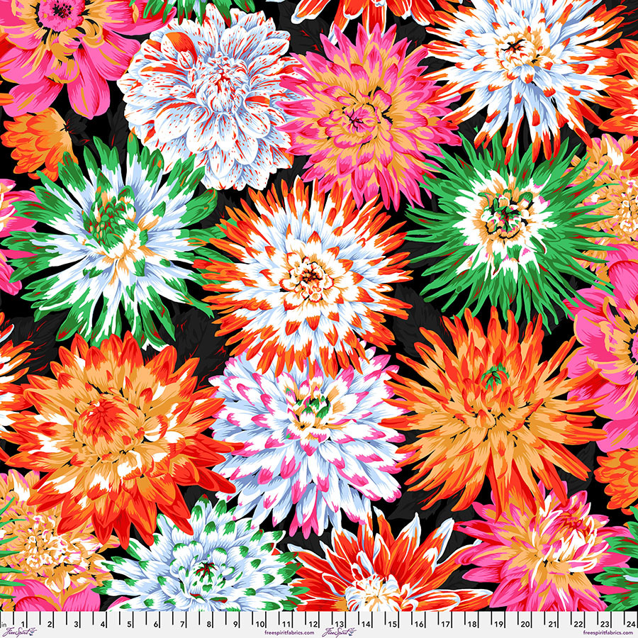 Cactus Dahlia - Contrast || February 2026 - FreeSpirit Fabrics