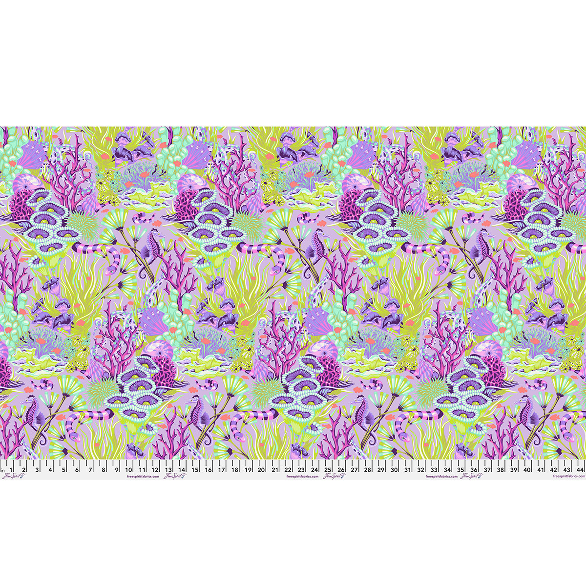 Reef What You Sew - Ultraviolet || Floral Reef - FreeSpirit Fabrics