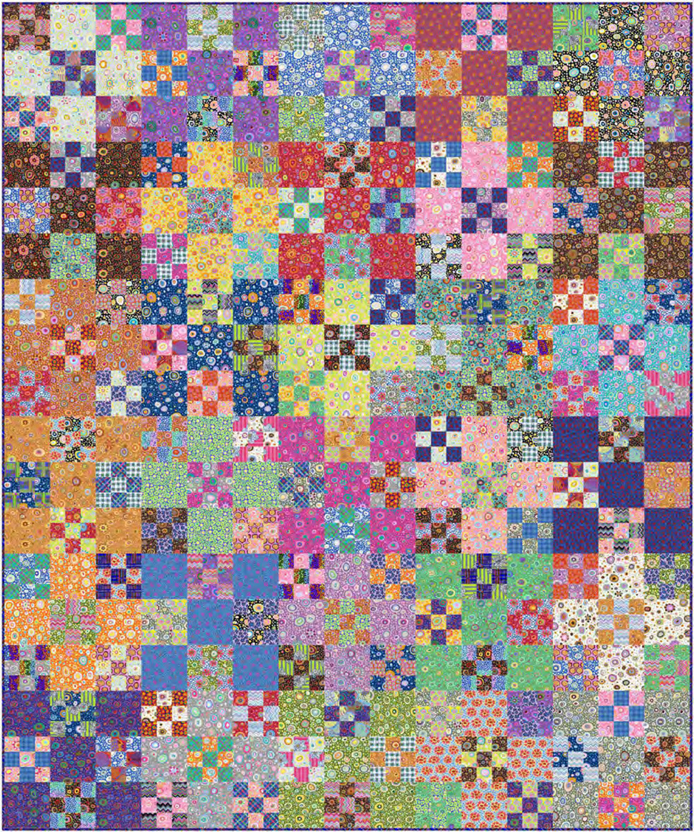 Nine-Patch Hopscotch Quilt Kit || Ode to Roman Glass & Bits & Bobs