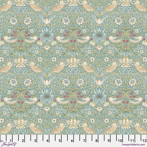 FreeSpirit Fabrics | Mini Strawberry Thief - Navy| Kelmscott|The