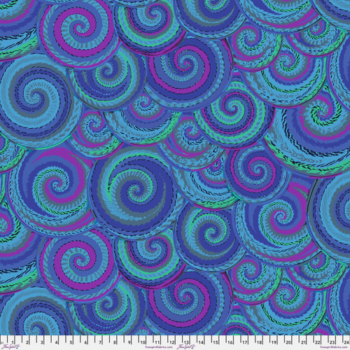 FreeSpirit Fabrics | Begonia - Cobalt| Kaffe Fassett Collective Stash ...