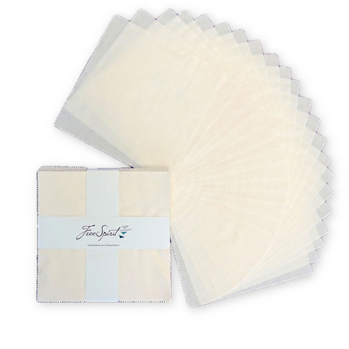 Mist - 10" Charm Pack || FreeSpirit Solids