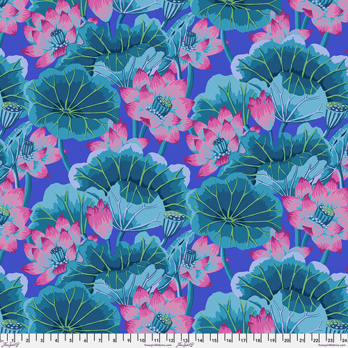 August 2023 | Lake Blossoms - Purple | Kaffe Fassett for the Kaffe