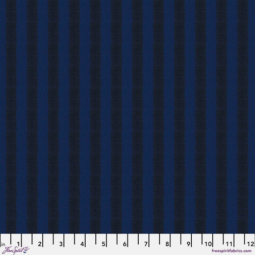 FreeSpirit Fabrics |Narrow Stripe - Midnight | Kaffe Fassett