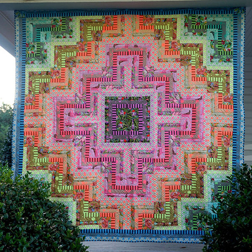 Tula Pink - Stained Glass Quilt  Tula Pink - Stained Glass Quilt