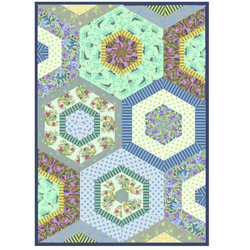 Tula Pink - Succulent Garden (Cool) Tula Pink - Succulent Garden (Cool)