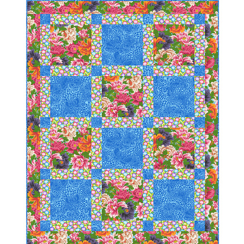 Snow Leopard Designs - Tic Tac Quilt - Kyoto Quilt Snow Leopard Designs - Tic Tac Quilt - Kyoto Quilt