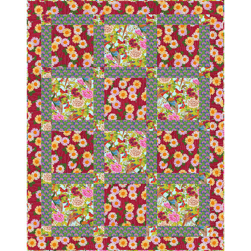 Snow Leopard Designs - Tic Tac Quilt - Lily Pond Quilt Snow Leopard Designs - Tic Tac Quilt - Lily Pond Quilt
