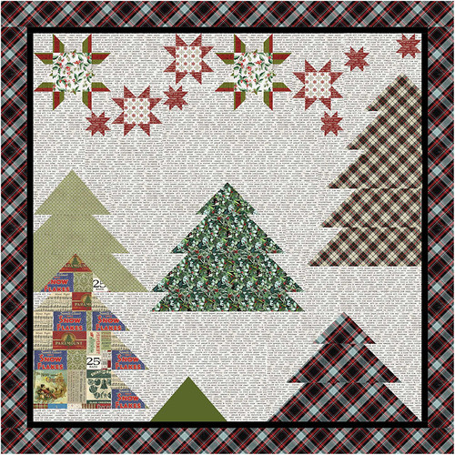 Tim Holtz - Starlit Forest Quilt Tim Holtz - Starlit Forest Quilt