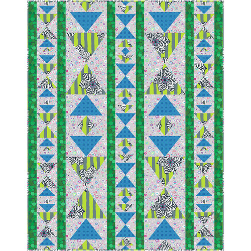 Kaffe Fassett Collective - Migration Quilt - Cool Kaffe Fassett Collective - Migration Quilt - Cool