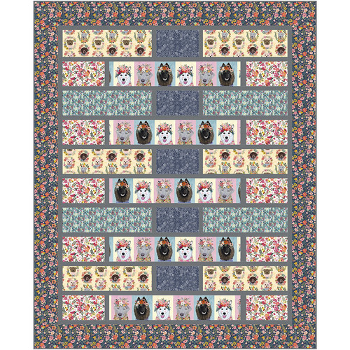 Mia Charro - Bridges Quilt - Dogs Mia Charro - Bridges Quilt - Dogs
