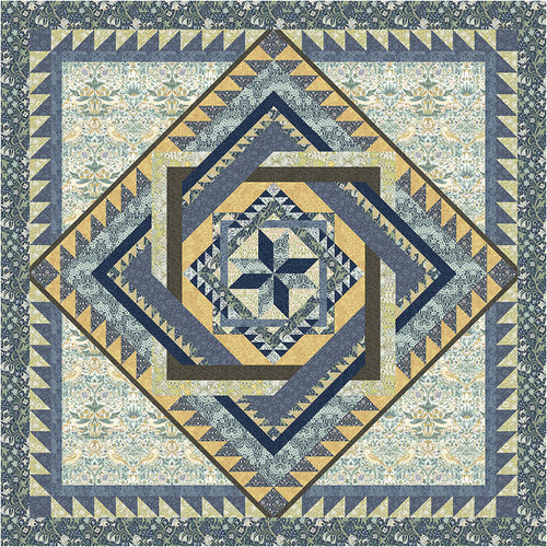 The Original Morris & Co. - Entangled Round About Quilt The Original Morris & Co. - Entangled Round About Quilt