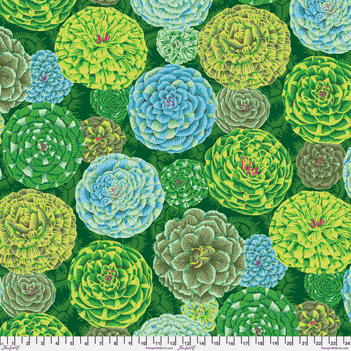 FreeSpirit Fabrics | Paisley Jungle - Green| Kaffe Fassett