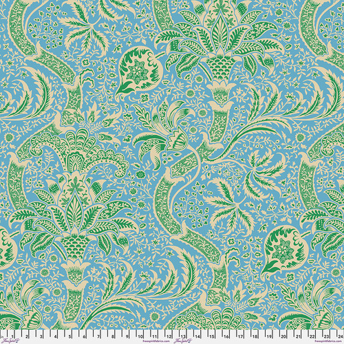 Indian - Aqua || Kaffe x Morris & Co. Indian - Aqua || Kaffe x Morris & Co.