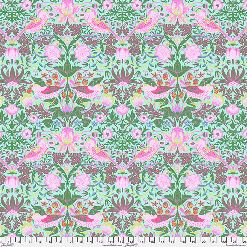 Strawberry Thief - Aqua || Kaffe x Morris & Co. Strawberry Thief - Aqua || Kaffe x Morris & Co.