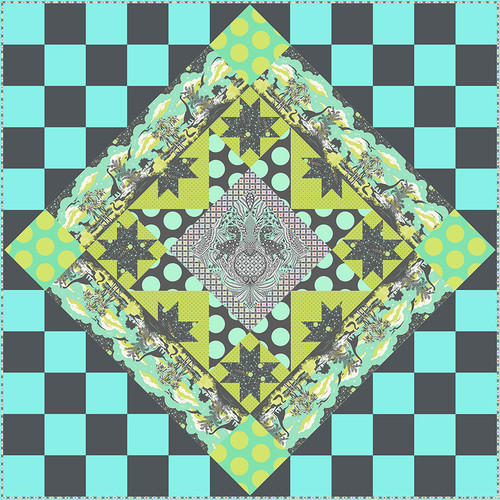 Tula Pink - Aster Seabreeze Quilt Tula Pink - Aster Seabreeze Quilt