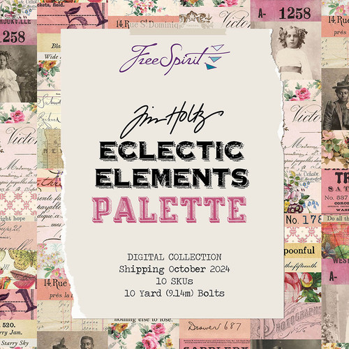 Tim Holtz Eclectic Elements Palette (Pink, Red, Orange)