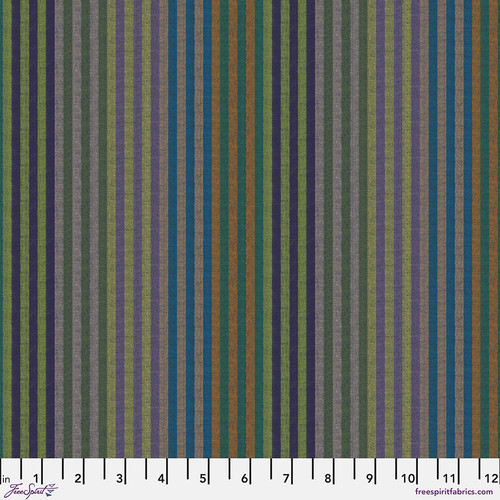 Exotic Stripe - Midnight || Woven Stripes - FreeSpirit Fabrics