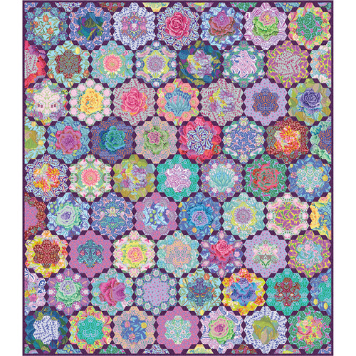 Collective Garden Quilt featuring Kaffe Fassett x The Original Morris & Co.  Collective Garden Quilt featuring Kaffe Fassett x The Original Morris & Co.