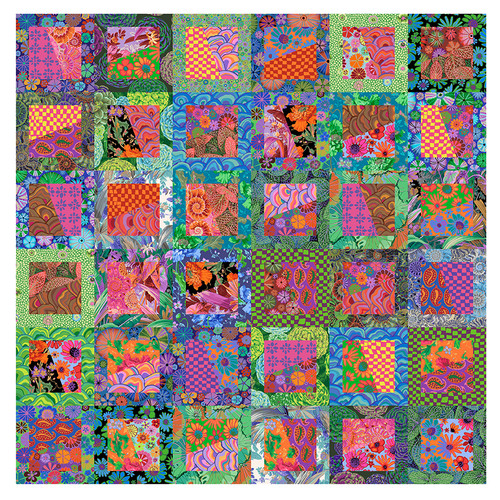 Kaffe Fassett Collective - Flip Flop Quilt - Cool Kaffe Fassett Collective - Flip Flop Quilt - Cool