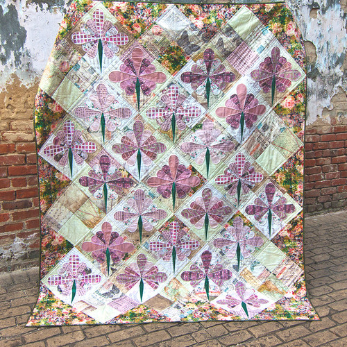 Tim Holtz Palette Pink - Fleur Quilt Tim Holtz Palette Pink - Fleur Quilt