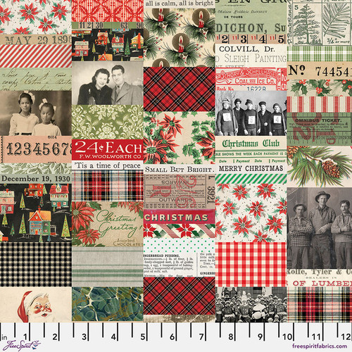 Christmas Collage - Christmas || Tim Holtz Palette Seasonal Christmas Collage - Christmas || Tim Holtz Palette Seasonal