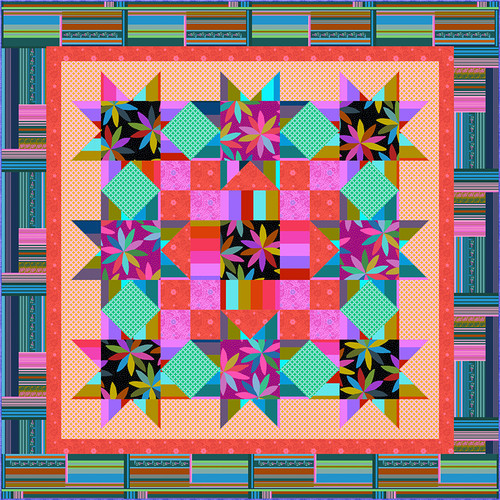 Anna Maria - Big Block Beauty Forest Quilt Anna Maria - Big Block Beauty Forest Quilt
