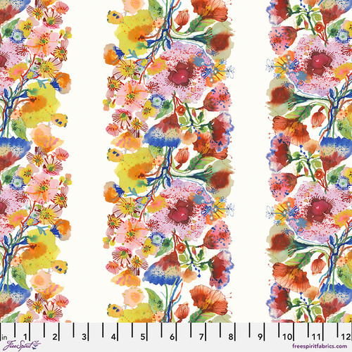 Anemones - Mint || Pompadours in Pink - FreeSpirit Fabrics