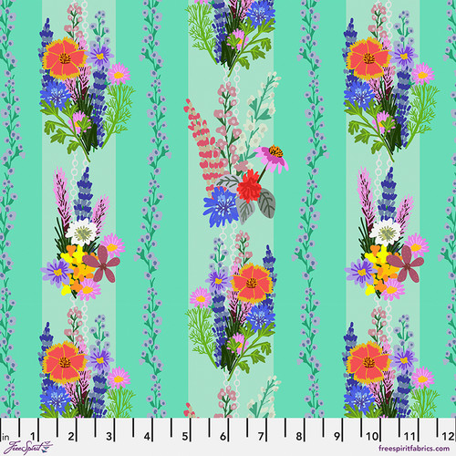 La Flor - Coral || Floral Fiesta - FreeSpirit Fabrics